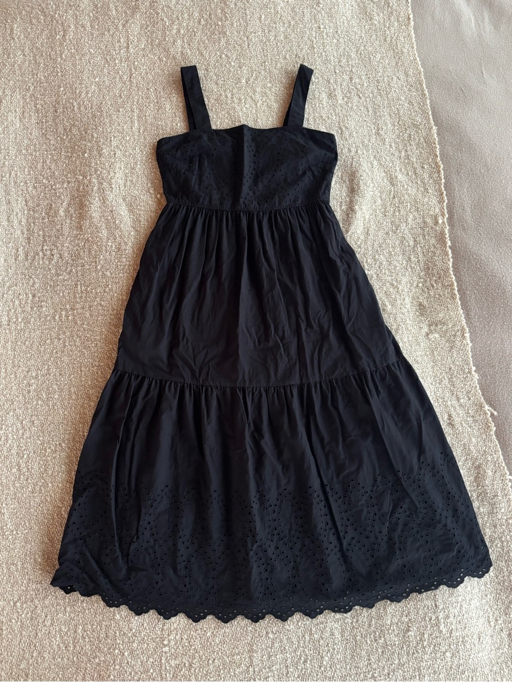 Uniqlo Cotton Eyelet Sundress